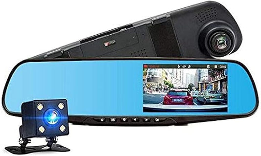 Vehicle Blackbox DVR with Full 1080 HD Touch Screen Rear View Camera