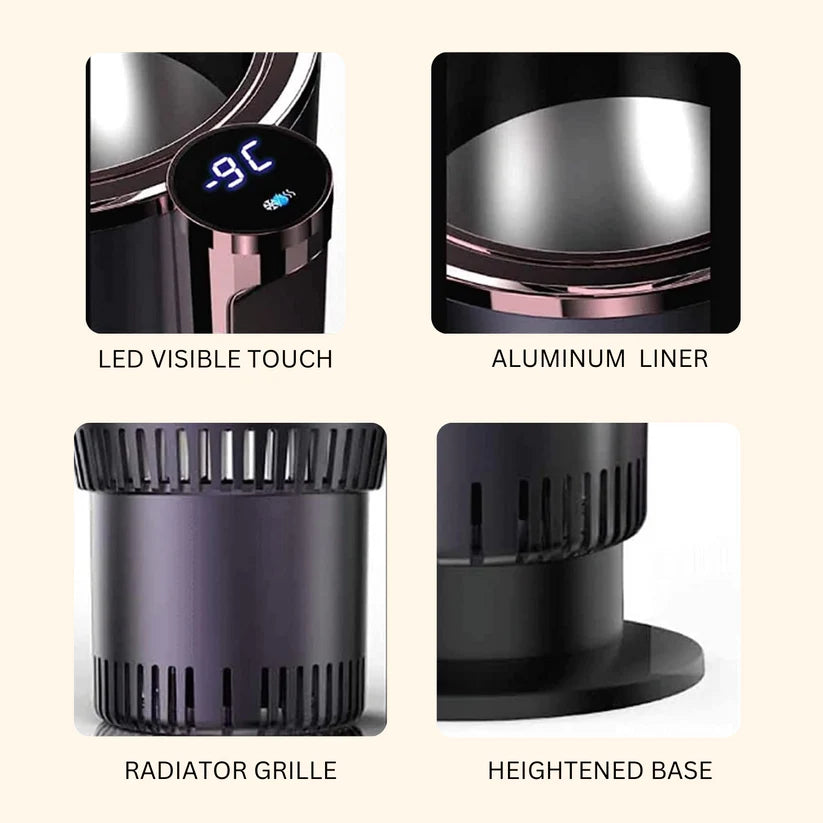 PORTABLE SMART 2 In 1 - 12V CAR CUP COOLER WARMER - SOIFOR