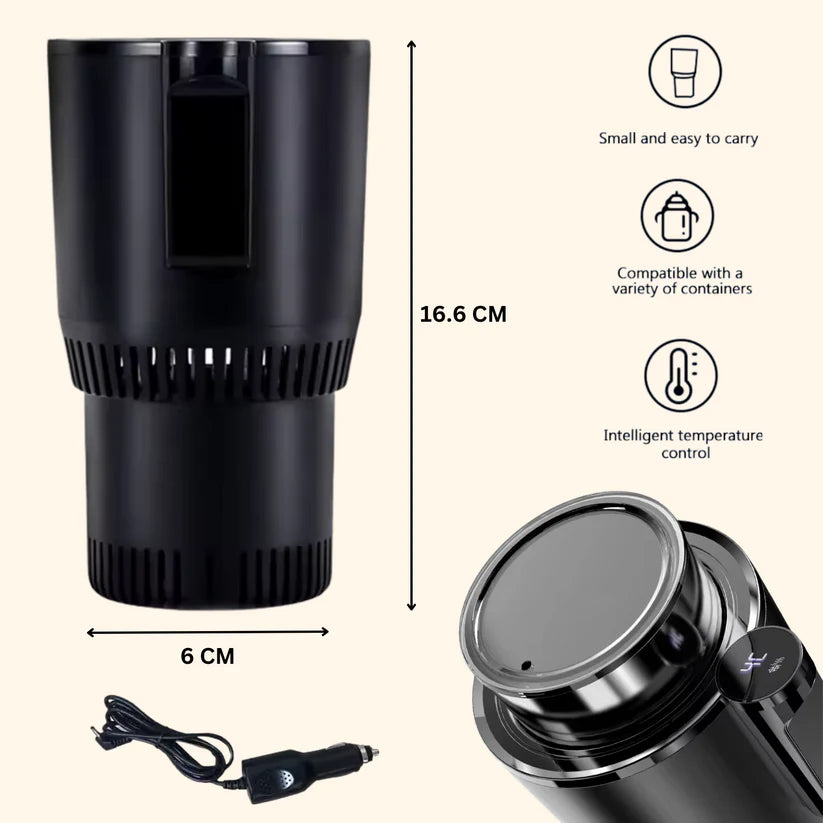 PORTABLE SMART 2 In 1 - 12V CAR CUP COOLER WARMER - SOIFOR